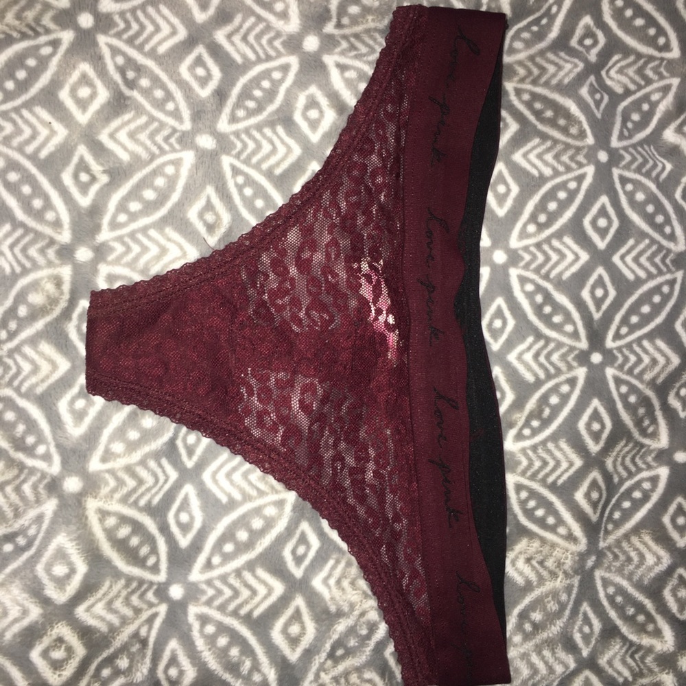 Pink Underwear Thong